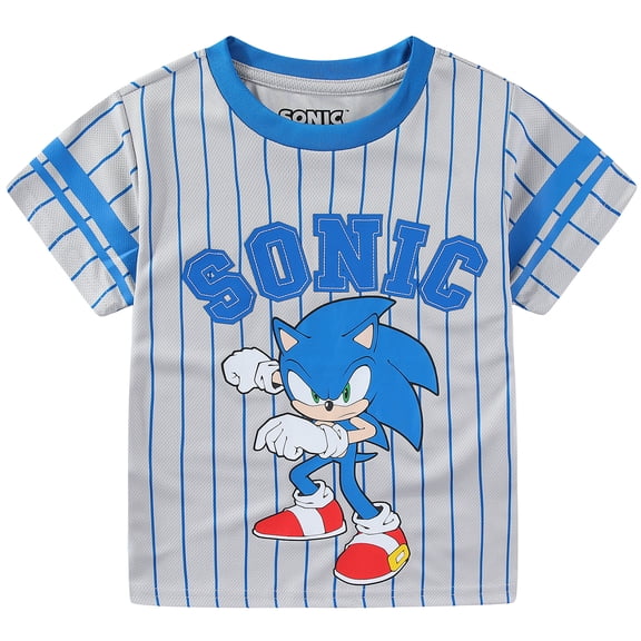 Sonic the Hedgehog Short Sleeve T-Shirt for Big Kids (Boys), Sizes 4-7