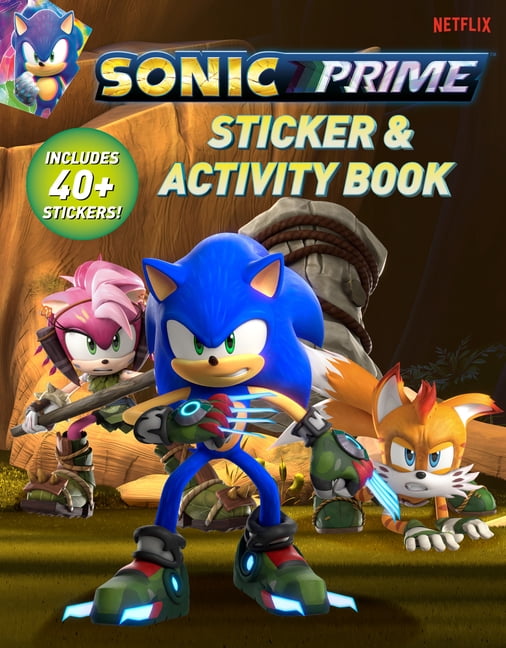 Sonic the Hedgehog: Sonic Prime Sticker & Activity Book : Includes 40+  stickers (Paperback)