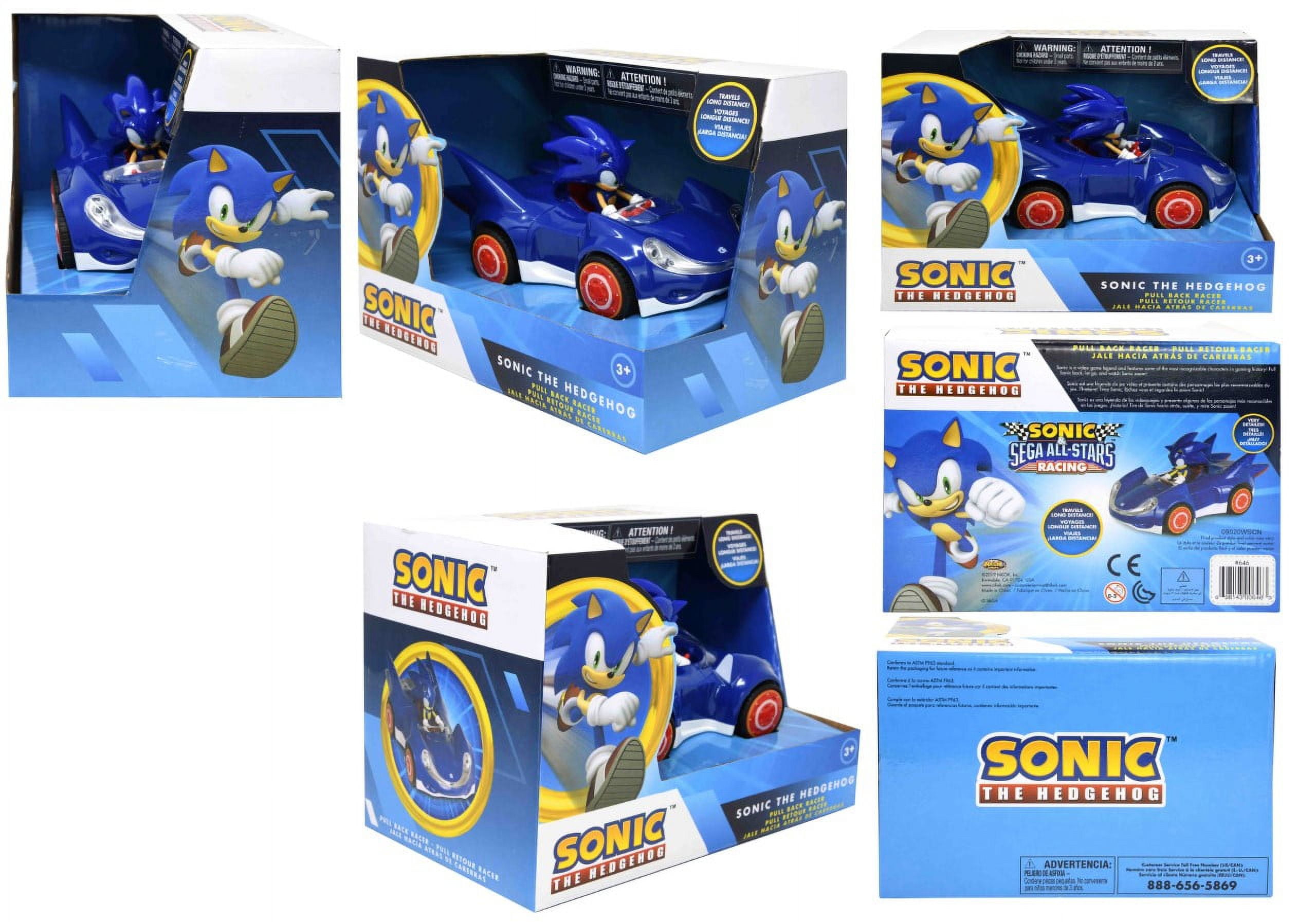 Sonic - Carro Pull-back Mod 2