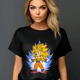 Sonic the Hedgehog Super Saiyan 4 Shirt Unisex Short Sleeve - Walmart.com