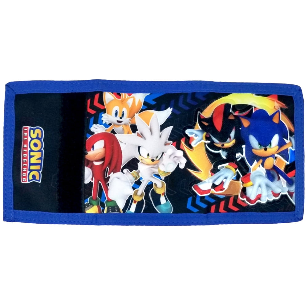 SONIC CHARACTERS BANNERS Sonic the Hedgehog 4 in. Bi Fold Wallet (Sonikku)