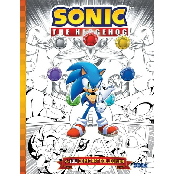 Sonic the Hedgehog: The IDW Comic Art Collection (Hardcover)