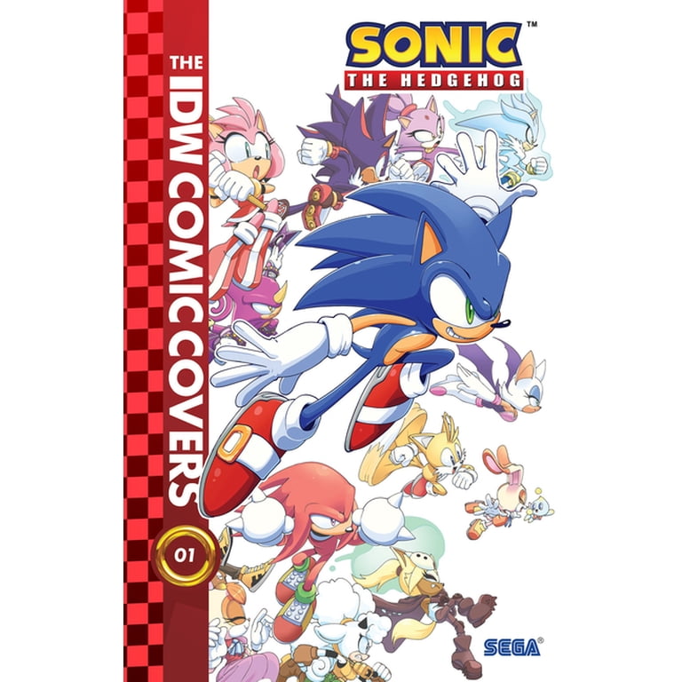 Sonic the Hedgehog: The IDW Comic Covers, Vol. 1, (Hardcover