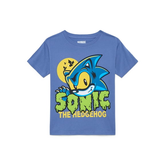 Sonic the Hedgehog Toddler Boys Short Sleeve Halloween Graphic T-Shirt, Sizes 2T-5T