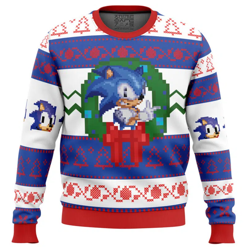 Sonic the Hedgehog Ugly Christmas Sweater - Walmart.com