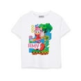 thumbnail image 1 of Sonic the Hedgehog Unisex Kids White Short Sleeved T-Shirt, 1 of 5