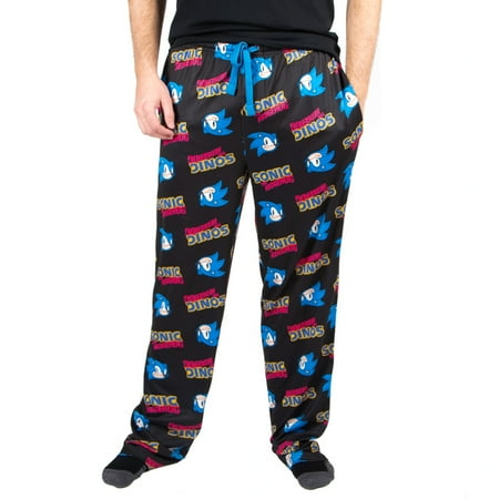 Sonic the Hedgehog Video Game Character Mens All over Print Sleep Pajama Pants-XXL