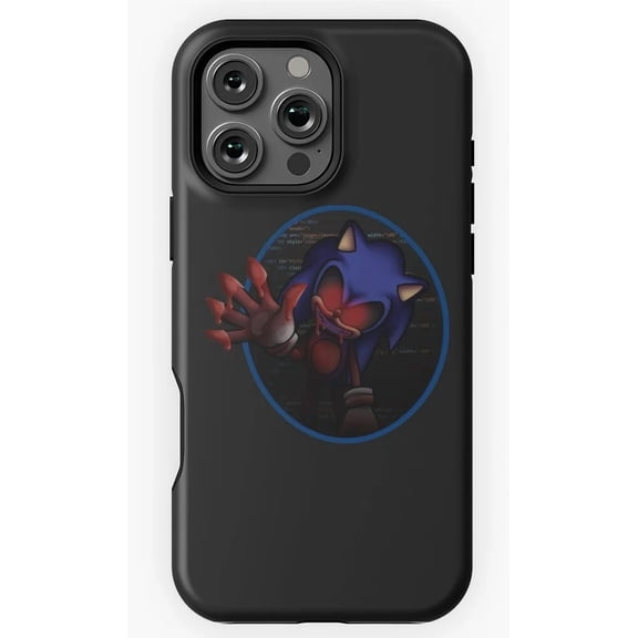 SonicEXE Creepy Pasta Horror Gaming Graphic Protective Case for iPhone 11 12 13 14 15 16 17 Pro Max