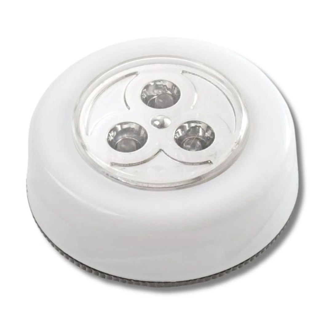 SonicIQ LED Push Lights, 5 Pack, Battery-Operated Wireless Touch Lights ...