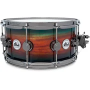 SonicPly Collectors Exotic Snare Drum with Black Nickel Hardware