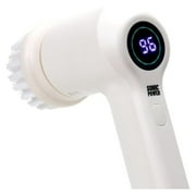 SonicPower Electric Multi-Function, Hand-Held Spin Scrubber with LED Display, IPX 7 Waterproofing, Dual Speed Options, and Long Lasting Rechargeable Battery