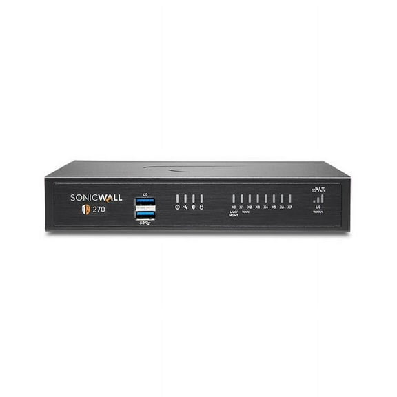 SonicWall 2 Year TZ270 Plus Secure Upgrade Advanced Edition Network Security & Firewall Appliance