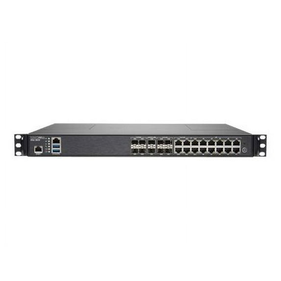 SonicWall NSa 3650 - Security appliance - with 3 years SonicWALL Advanced Gateway Security Suite - 10 GigE, 2.5 GigE - 1U - SonicWALL Launch Promo - rack-mountable