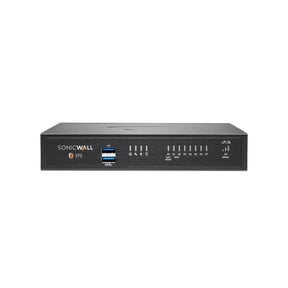 SonicWall TZ370 Secure Upgrade - Advanced Edition (3 Years) + CSE (1 Year) - Intrusion Prevention - 8 Port - 1000Base-T - Gigabit Ethernet - 3 Gbit/s Firewall Throughput - DES, 3DES, MD5, SHA-1, AE...