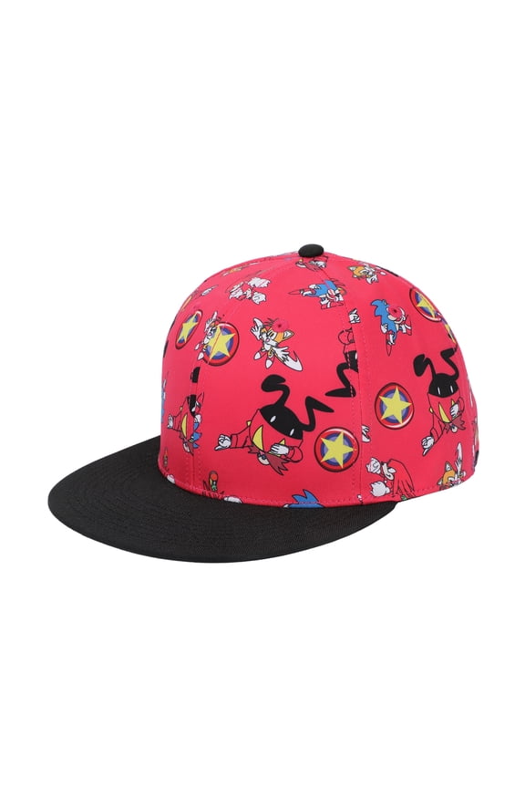 Sonic The Hedgehog Sublimated Aop Poly B15 Snapback