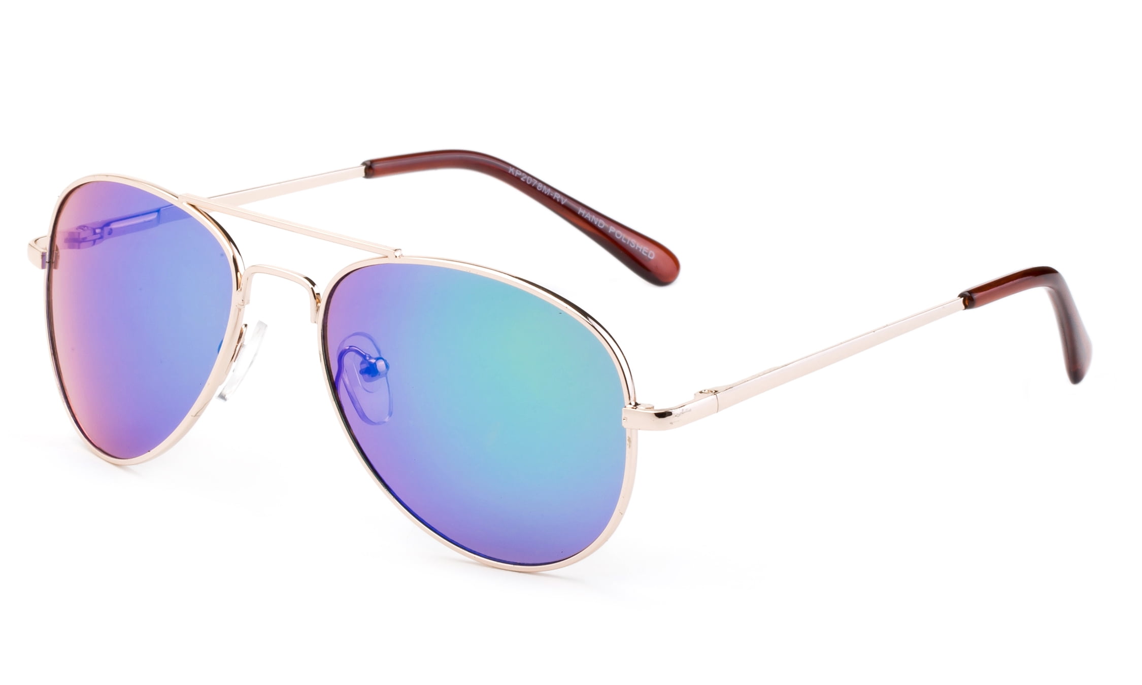 "Sonido" - Kyra Hand Polished Lead Free Fashion Sunglasses with Flash/Mirror Lenses for Kids