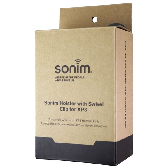 Sonim Holster with Swivel Clip for XP3 Flip Phone - Matte Black