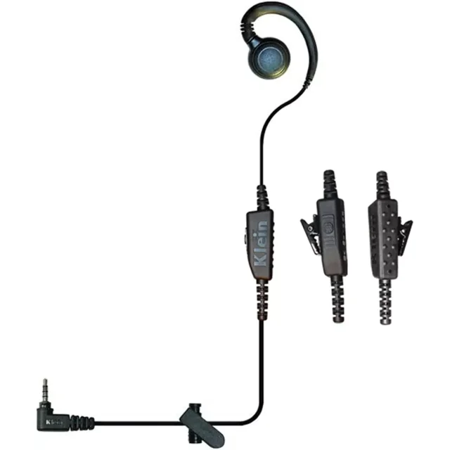 Sonim Klein Curl Wired PTT Headset for XP3 Phone