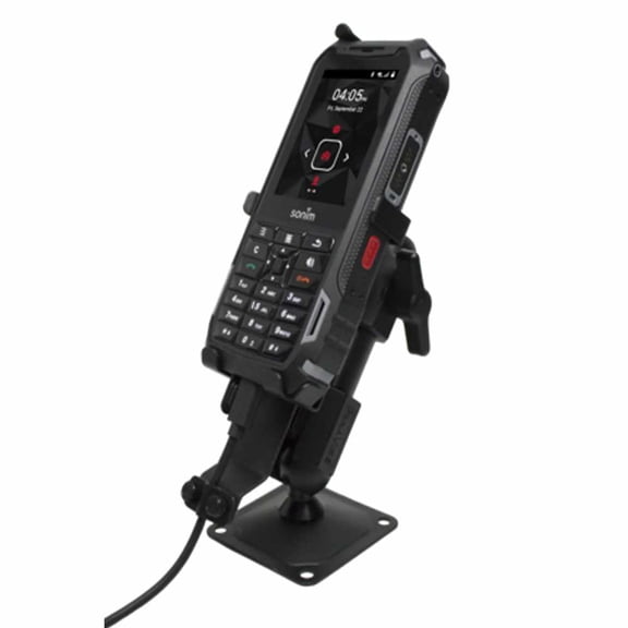 Sonim PanaVise In-Vehicle Holder and Mount Black for XP5s Car Holders And Mounts Car Holders And Mounts compatible with Rugged metal in-vehicle holder and mount