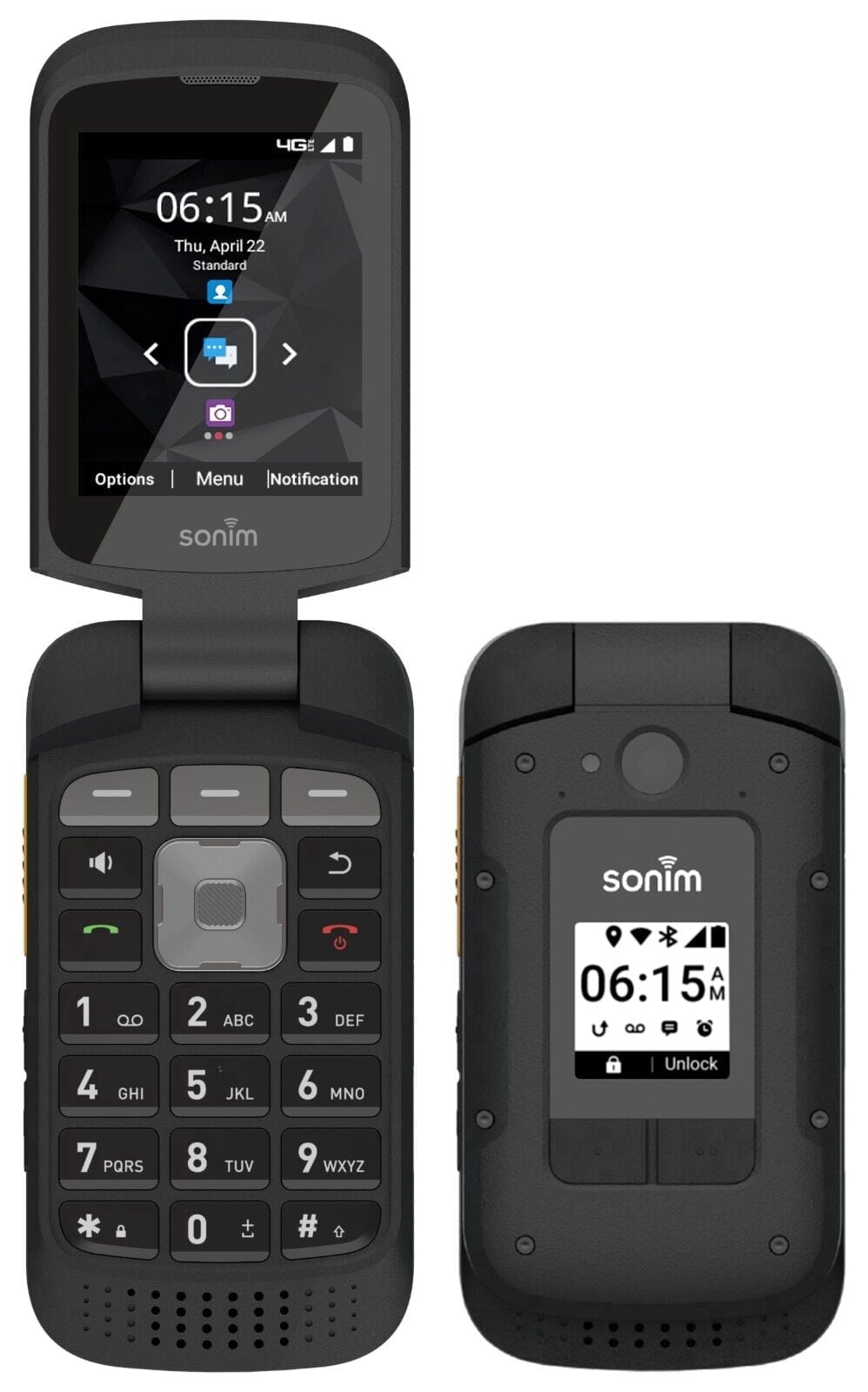 Sonim XP3 Plus - 16GB Black - LOCKED