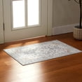 thumbnail image 1 of Sonive Brown Gray Vintage Area Rug 2ft x 3ft, Low Pile Non Slip, Accent Rugs for Living Room Bedroom, 1 of 6