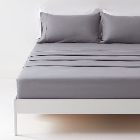 Sonive Bed Sheet Sets,Ultra Soft Breathable Luxury 3 Piece, (Gull Grey, Twin)