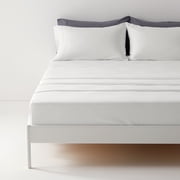 Sonive Bed Sheet Sets, Ultra Soft Breathable Luxury 3 Piece (White, Twin)