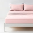 thumbnail image 1 of Sonive Bed Sheet Sets,Ultra Soft Breathable Luxury 4 Piece, (Rose pink, Full), 1 of 9