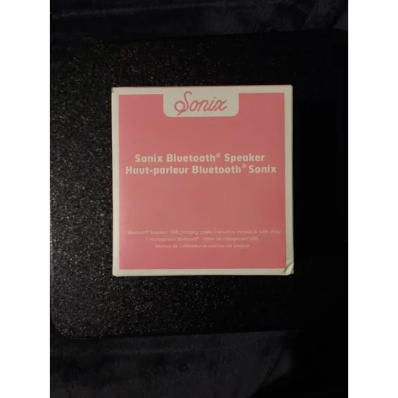 Sonix Bluetooth Portable Speaker / Usb Charging Cable / Wrist Strap - New In Box