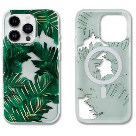 Sonix Case for iPhone 15 Pro Max | Compatible with MagSafe | 10ft Drop Tested | Bahama Palm Leaves
