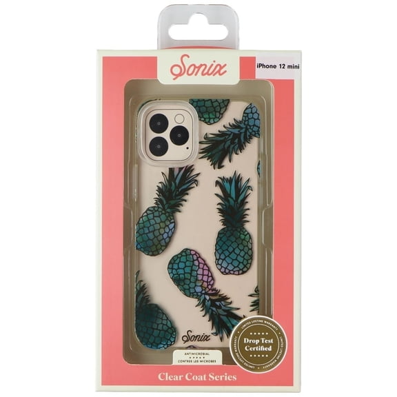 Sonix Clear Coat Series Case for iPhone 12 mini - Pineapple Liana Teal