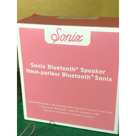 Sonix Pink Compact Bluetooth Speaker From Fabfitfun Travelling Camping Newinbox
