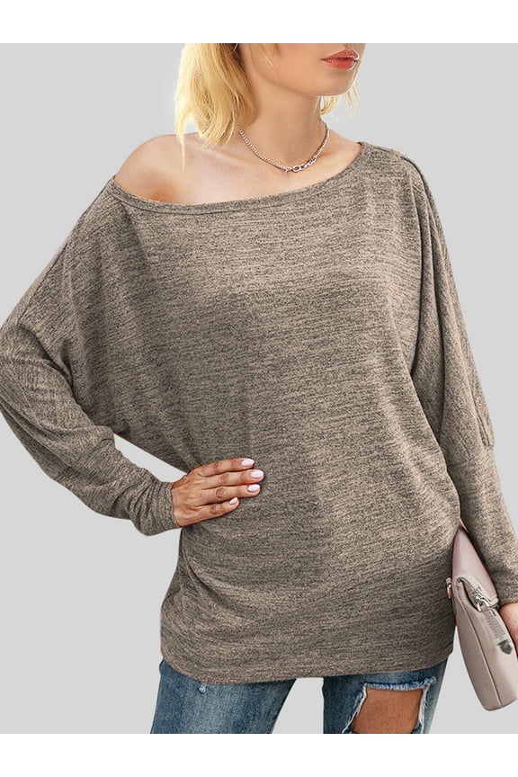 Sonja By Sonja Women's Morgan Bree Boat Neck Batwing Top