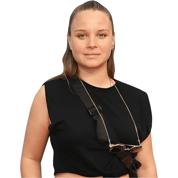 Sonja Gerhardt (Black Outfit) Half Body Buddy Cutout