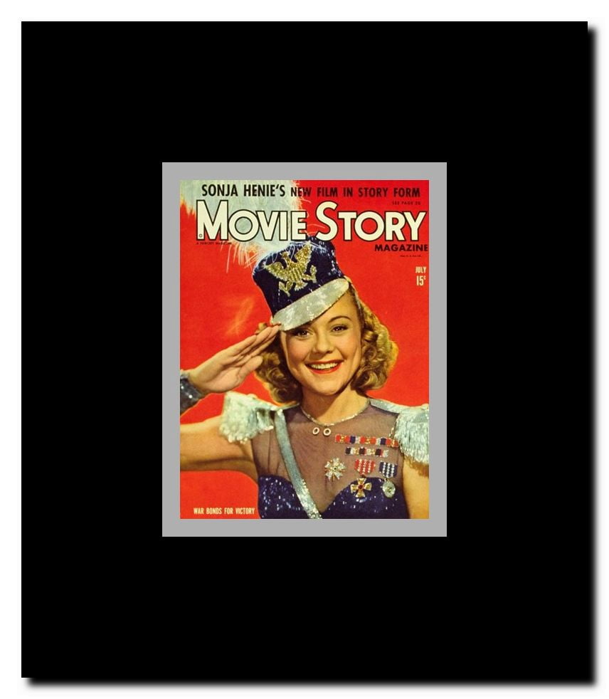 Sonja Henie Framed Movie Poster