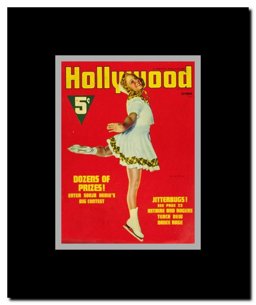 Sonja Henie Framed Movie Poster