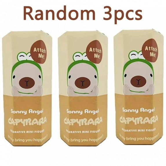 Sonn Angel Capybara Series Blind Box Anime Mini Figures Hippie Toys Trendy Phone Car Navigator Screen Decoration Gifts