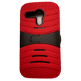 thumbnail image 1 of Sonne Phone Case with Stand for Motorola Moto G - Red/Black, 1 of 7