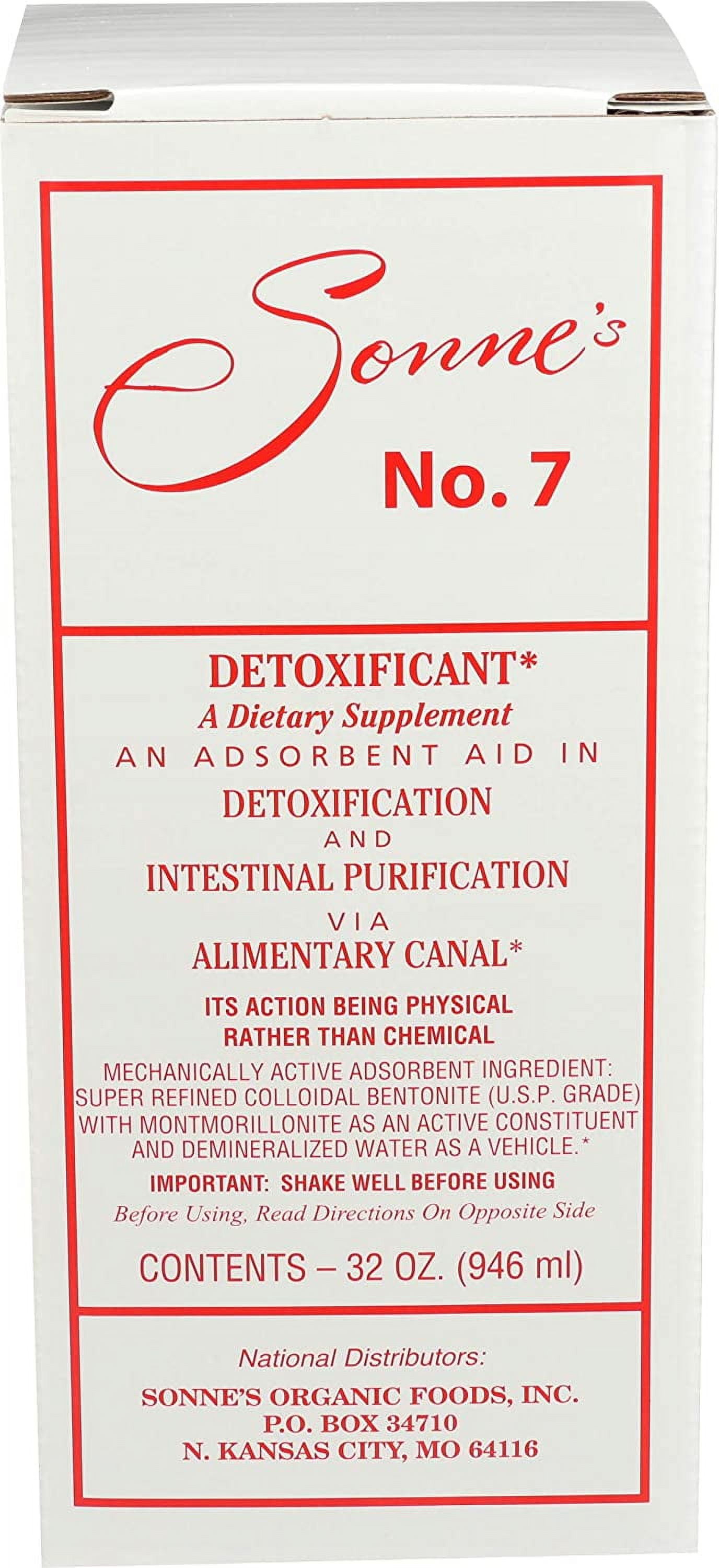 Sonne's Organic Foods - Sonne's No. 7 Detoxification, 32 fl oz Liquid