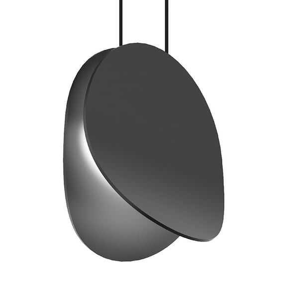 Sonneman 1765-8 Malibu Discs 8" Wide Led Mini Pendant - Black