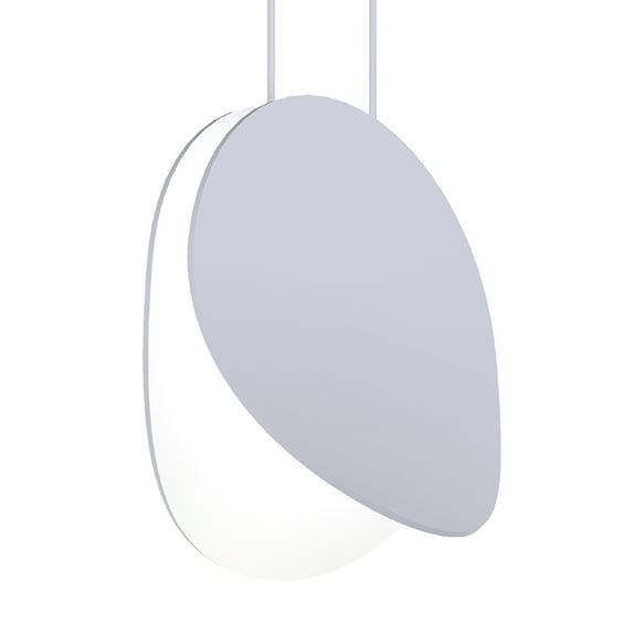 Sonneman 1765-8 Malibu Discs 8" Wide Led Mini Pendant - Grey
