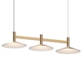 thumbnail image 1 of Sonneman 1783-Con Systema Staccato 30" Wide Led Commercial Linear Pendant - Brass, 1 of 2