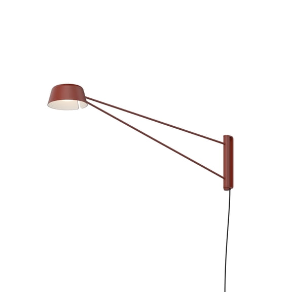 Sonneman 2031.73 Ray 9" Tall Led Long Wall Sconce - Oxide Red