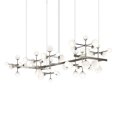 thumbnail image 1 of Sonneman 2067.13 Nebula 19 Light 96" Wide Led Abstract Chandelier - Nickel, 1 of 4
