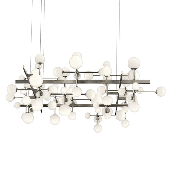 Sonneman 2068.13-J20 Nebula 80" Wide Chandelier - Nickel