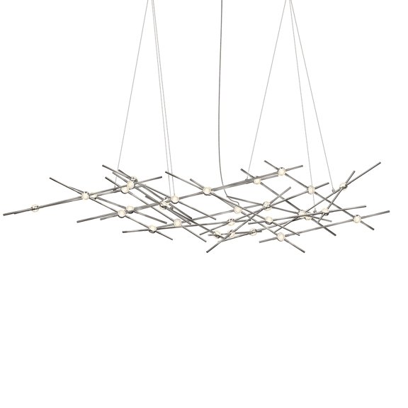 Sonneman 2155.13C-27 Constellation Ursa Minor 25 Light 55" Wide Led Abstract Chandelier -