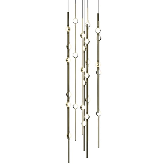 Sonneman 2162.38W-S Constellation Andromeda 26 Light 12" Wide Led Abstract Multi Light