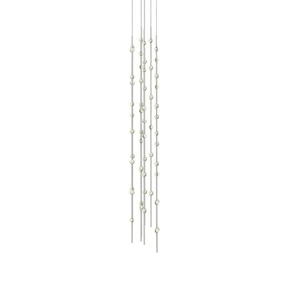 Sonneman 2162.13C-T-27-J20 Constellation 12" Wide Beaded Chandelier - Nickel