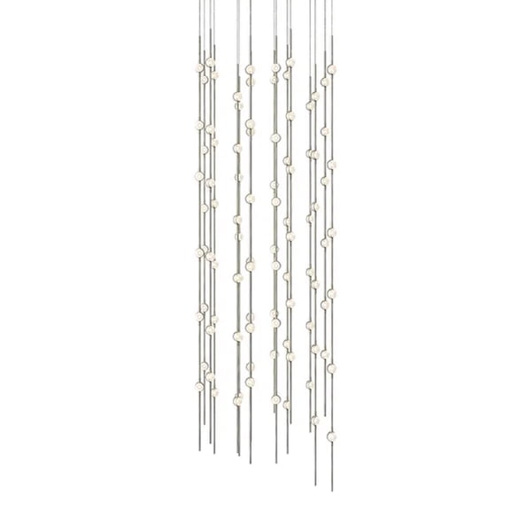 Sonneman 2165.13C-27-J20 Constellation 22" Wide Beaded Chandelier - Nickel