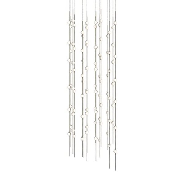 Sonneman 2165.13W-27-J20 Constellation 22" Wide Beaded Chandelier - White